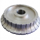Brazed CNC profile wheel