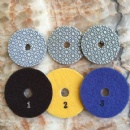 3 Step 100mm Diamond Dry Polishing Pads