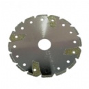 Electroplated Diamond Blade Shark Fin Shape Cooling Hole